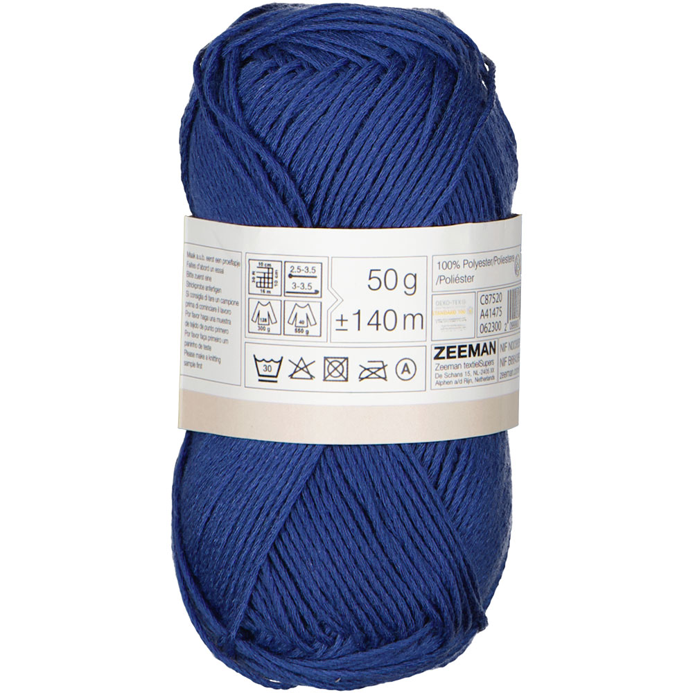 Amy Fil à crocheter - Bleu