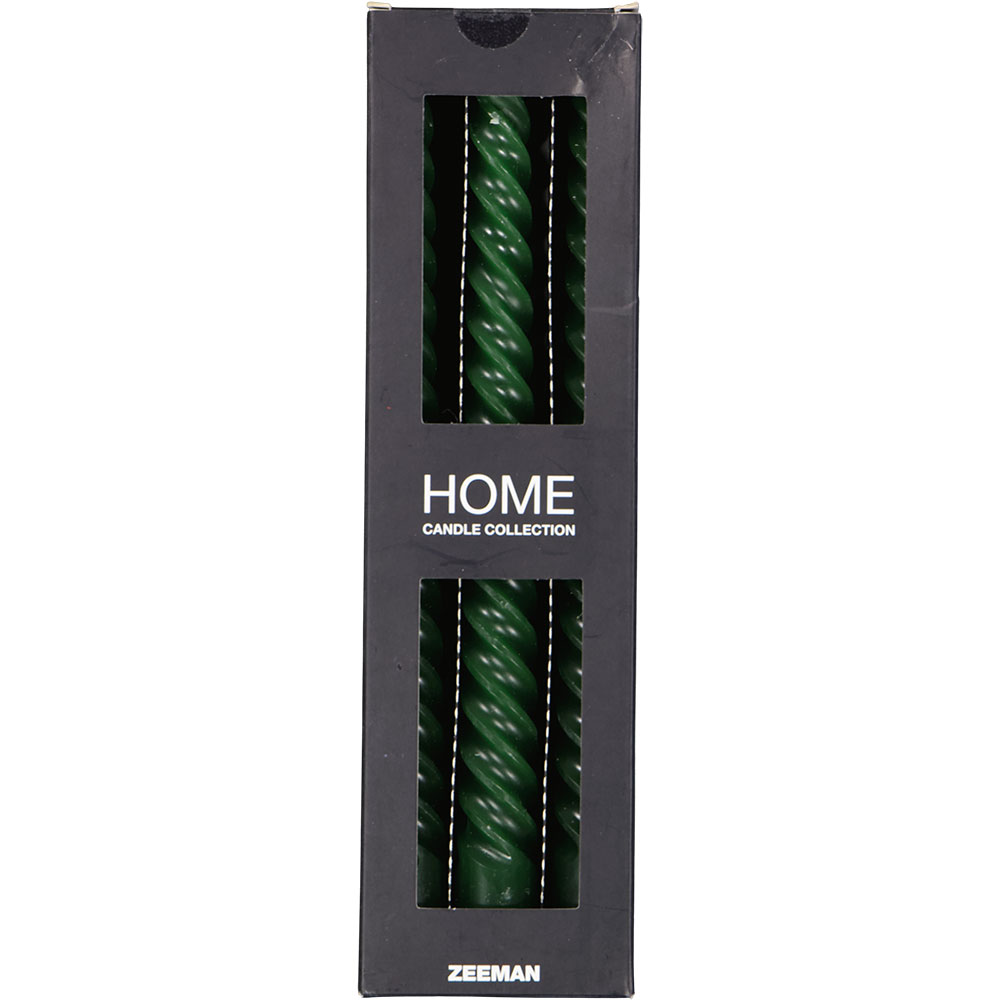 Bougies torsadÃ©es - Vert