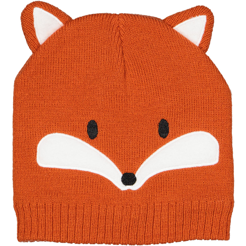 Bonnet avec moufles - Rouge